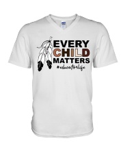 Educator V-Neck T-Shirt tile