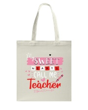 Teacher Valentine Tote Bag tile