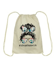 1st Grade Teacher Drawstring Bag tile