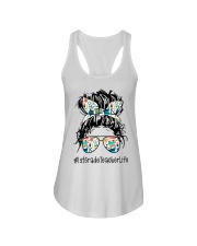 1st Grade Teacher Ladies Flowy Tank tile