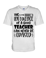 Teacher V-Neck T-Shirt tile