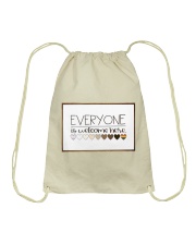 Welcome everyone Drawstring Bag thumbnail