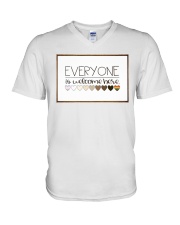 Welcome everyone V-Neck T-Shirt thumbnail