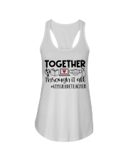 4th Grade Teacher Ladies Flowy Tank tile