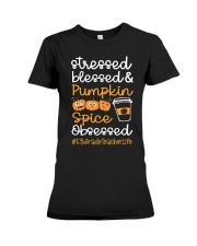 5th Grade Teacher Premium Fit Ladies Tee tile