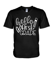 1st Grade - First Grade V-Neck T-Shirt tile