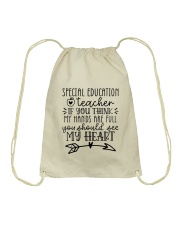 If You Think My Hands SPED Special Education Drawstring Bag tile