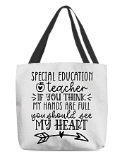 If You Think My Hands SPED Special Education All-Over Tote tile