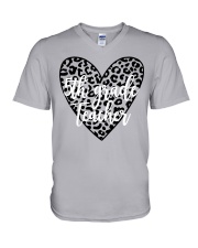 5th Grade Teacher V-Neck T-Shirt tile