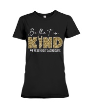 Preschool Teacher Premium Fit Ladies Tee tile