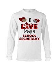 School Secretary Long Sleeve Tee tile