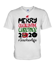 Teacher V-Neck T-Shirt tile