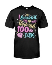 100 days of school 11 Premium Fit Mens Tee tile