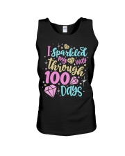 100 days of school 11 Unisex Tank tile