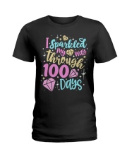 100 days of school 11 Ladies T-Shirt tile
