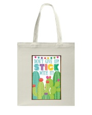 Dont give up Tote Bag tile