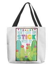 Dont give up All-Over Tote tile