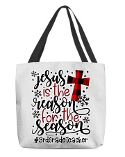 3rd Grade Teacher All-Over Tote tile