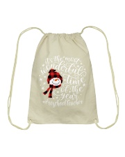 Preschool Teacher Drawstring Bag tile
