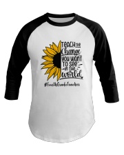 4th Grade Teacher Baseball Tee tile