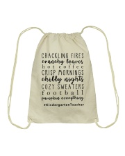 Kindergarten Teacher Drawstring Bag tile
