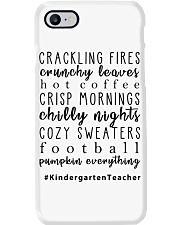 Kindergarten Teacher Phone Case tile