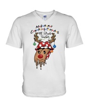 4th Grade Teacher V-Neck T-Shirt tile