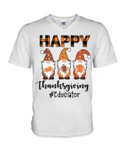 Educator V-Neck T-Shirt tile