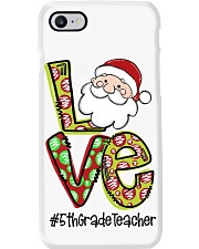 5th Grade Teacher - Christmas Phone Case tile