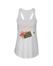 1st Grade Teacher Ladies Flowy Tank tile