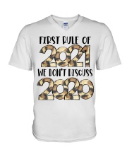 First rule of 2021 V-Neck T-Shirt tile