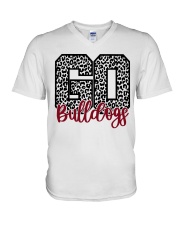 Go Bulldogs V-Neck T-Shirt tile