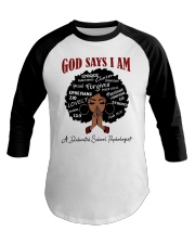 School Psychologist Baseball Tee tile