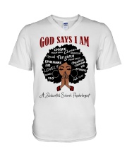 School Psychologist V-Neck T-Shirt tile
