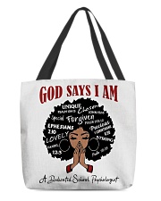 School Psychologist All-Over Tote tile
