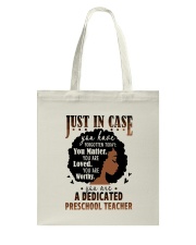 Preschool Teacher - Black African American Art Tote Bag tile