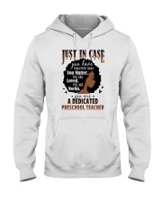 Preschool Teacher - Black African American Art Hooded Sweatshirt tile