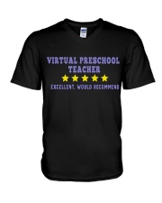 Preschool Teacher V-Neck T-Shirt tile