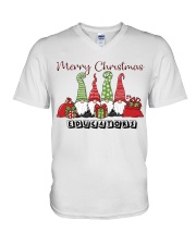 Educator Christmas V-Neck T-Shirt tile
