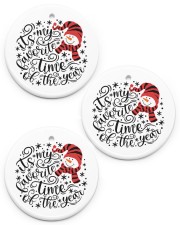 It's my favorite time of the year - Ornament Circle ornament - 3 pieces (porcelain) front