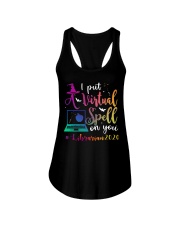 Librarian Ladies Flowy Tank tile