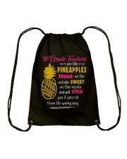 1st Grade Teacher Drawstring Bag tile
