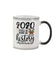 4th Grade Teacher Color Changing Mug tile