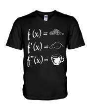 Math Teacher 9 V-Neck T-Shirt tile