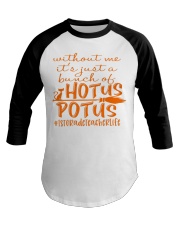 1st Grade Teacher Baseball Tee tile