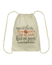 2nd Grade Teacher Drawstring Bag tile