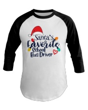 School Bus Driver - Christmas Baseball Tee tile
