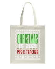 Pre-K Teacher - Christmas Tote Bag tile