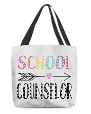 School Counselor All-Over Tote tile