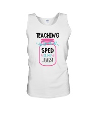 Teaching SPED Special Education Unisex Tank tile
